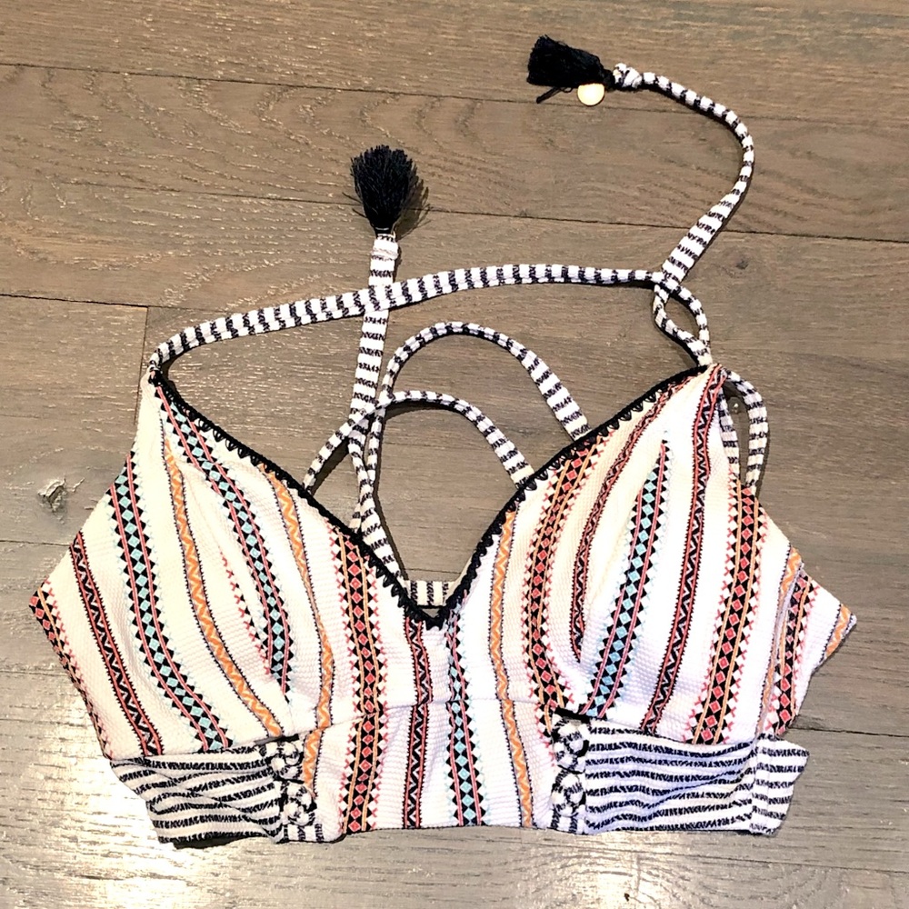 Boho Bikini Yoga Top Jessica Simpson